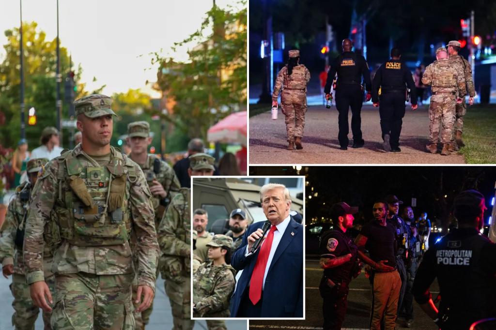 Trump to mobilize National Guard in 19 states in crackdown on crime ...